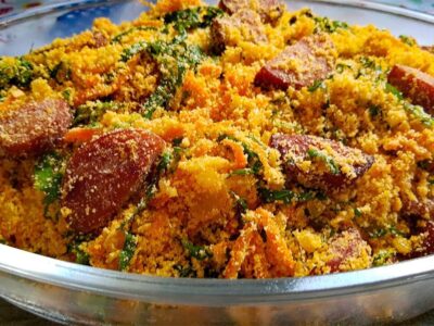 farofa cenoura calabresa