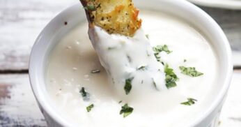 Creme Branco de Alho sem Óleo