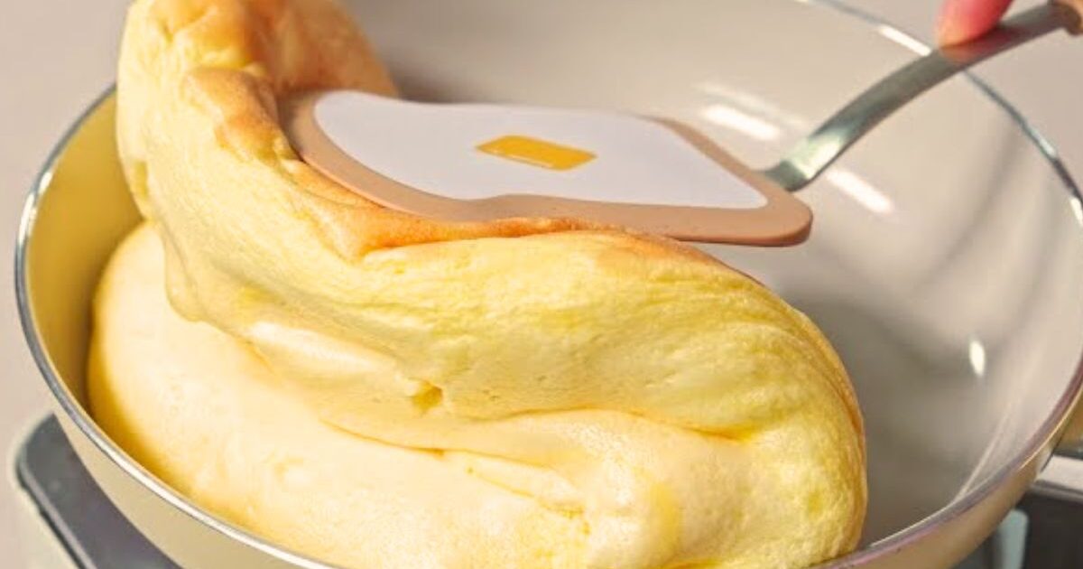 omelete sufle doce