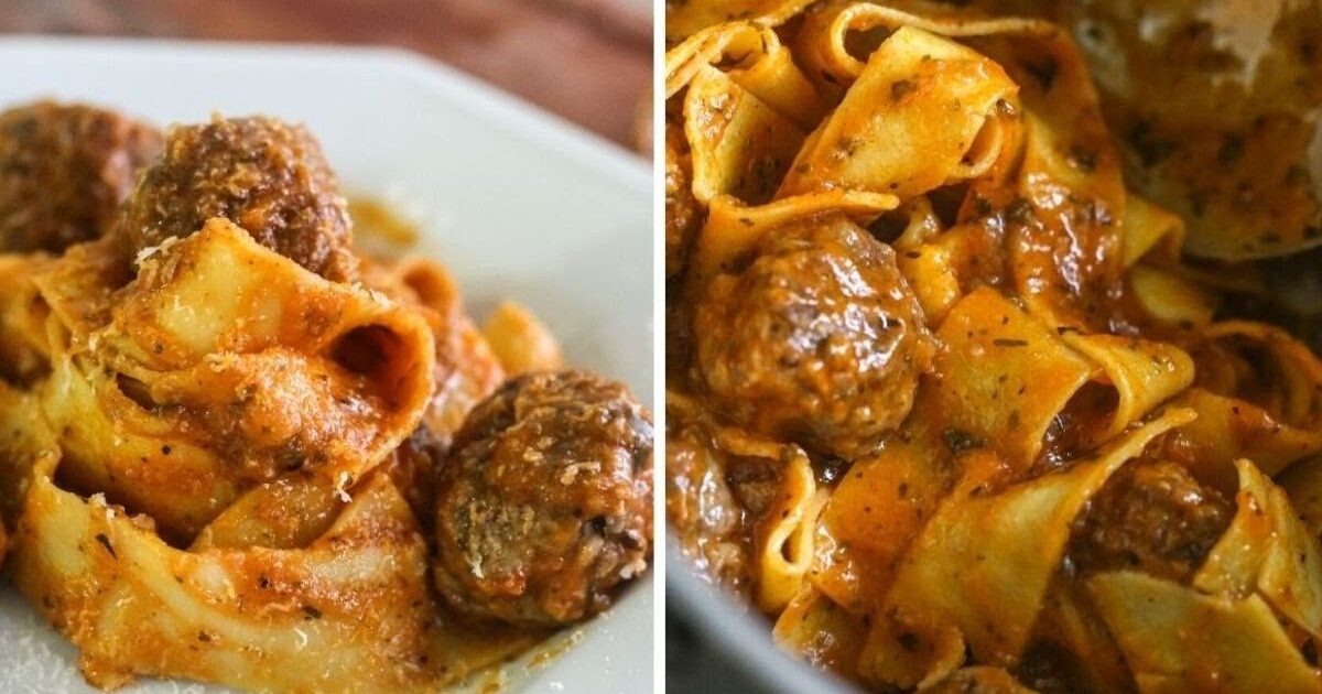 papperdelli molho almondegas