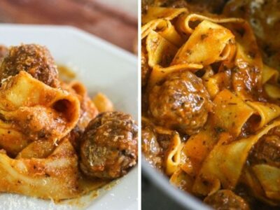 papperdelli molho almondegas