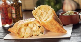 Pastelzinho de palmito cremoso