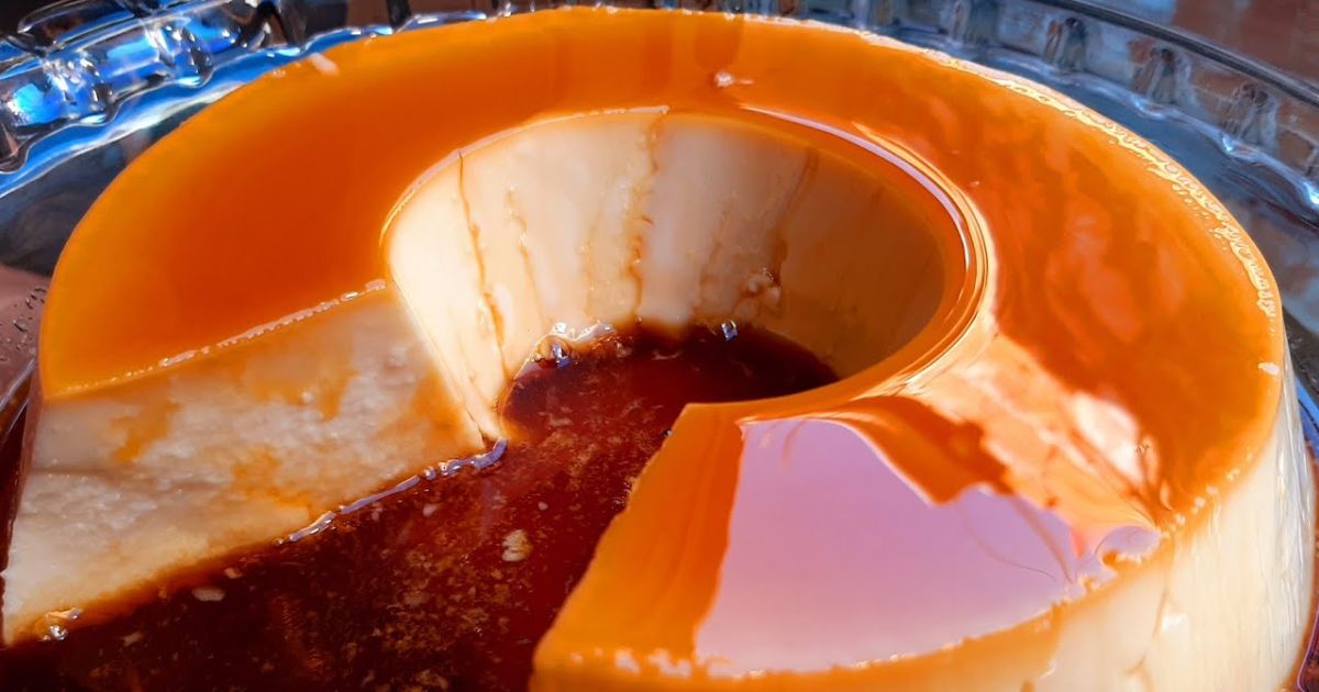  Pudim 3 leites de geladeira, sem forno, vai do liquidificador para a geladeira