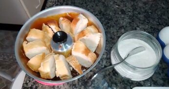 Pudim de pão desse jeito você nunca viu antes