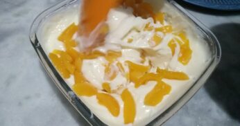 Creme de pêssego para recheios de bolo ou sobremesa