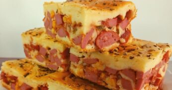 Torta de Salsicha de Liquidificador