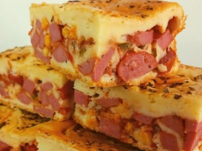 torta salsicha liquidificador