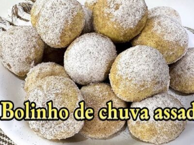 Bolinho de chuva assado