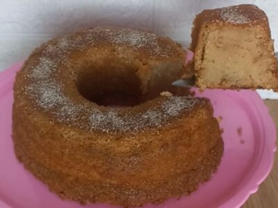 Bolo Cremoso de Batata Doce