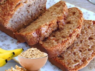 Bolo de banana integral fit