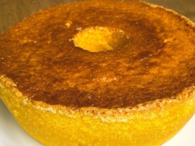 Bolo de milho sem trigo