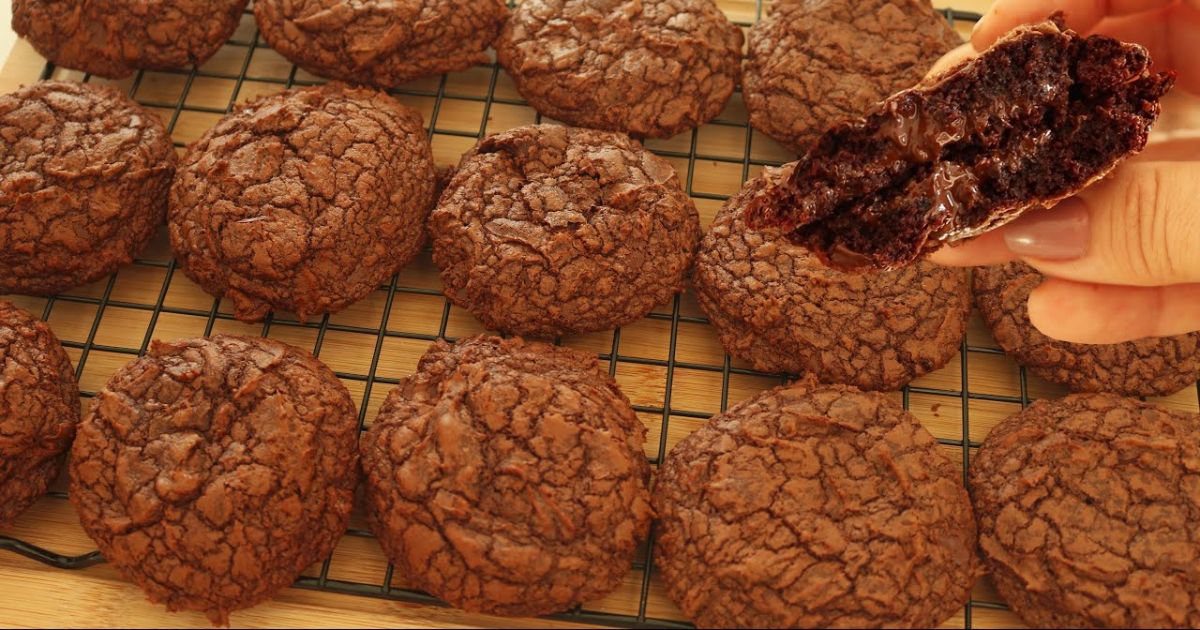  Deliciosos Cookies de Brownie: A União Perfeita Entre Massa Úmida e Pedacinhos de Chocolate