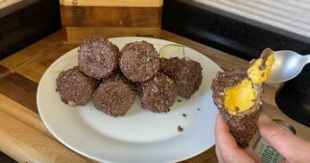 Sobremesa de Cone de Maracujá com Chocolate: Um Delírio Tropical que Derrete na Boca!