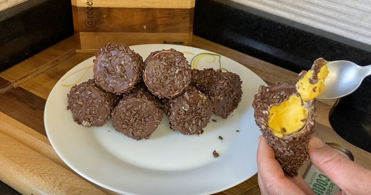  Sobremesa de Cone de Maracujá com Chocolate: Um Delírio Tropical que Derrete na Boca!