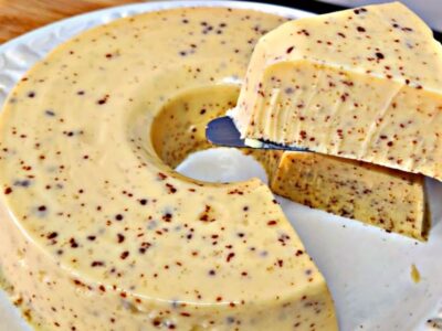 Sobremesa de Maracujá com Raspa de Chocolate