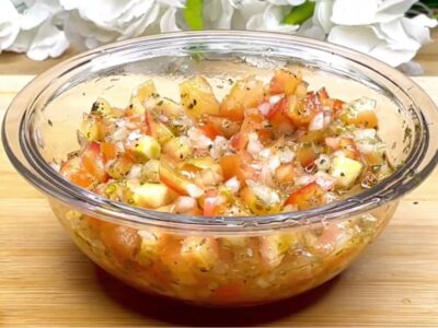 Vinagrete fácil caseiro