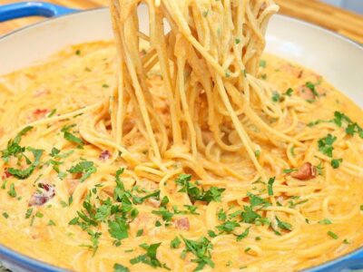 almoco macarrao panela