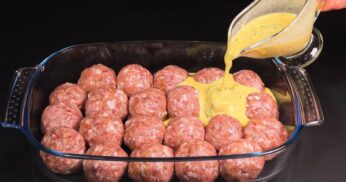 Almôndegas cozidas ao molho no forno, uma receita deliciosa que não precisa fritar