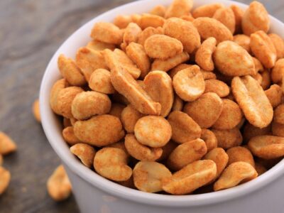 amendoim torrado microondas