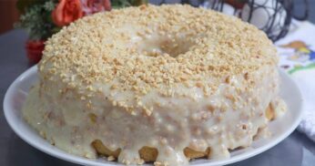 Bolo de amendoim do famoso hotel de Gramado, fofinho e delicioso