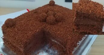 Bolo gelado de brigadeiro, uma receita irresistível e recheada