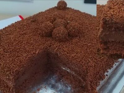 bolo gelado brigadeiro