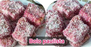 Bolo Paulista de Groselha é molhadinho e é daqueles bolos que você vai querer fazer repetidas vezes