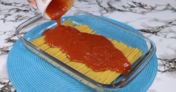 Macarrão na travessa para quando se está com pouco tempo para cozinhar