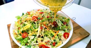 Este molho faz toda a diferença na salada e mantém a crocância dos ingredientes