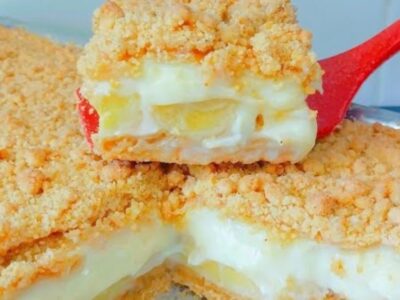 torta cremosa banana facil