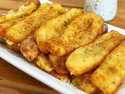 Palitos Fritos de Batata com Queijo