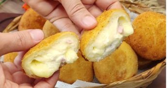 Salgado Bomba de Queijo e Presunto: A Sensação Que Vai Dominar o Seu Paladar!