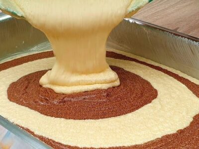 bolo mesclado diferente