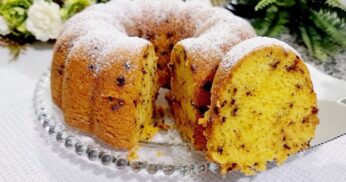Bolo formigueiro de mexerica com a casca fica perfeito e ótimo para o café ou lanche da tarde