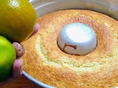 1 Laranja + 1 Limão Bolo Fofinho e Gostoso de Liquidificador Fácil e Rápido