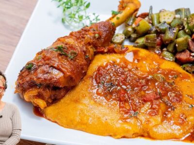 Frango Caipira com Quiabo e Polenta Um Toque de Minas na Sua Mesa!