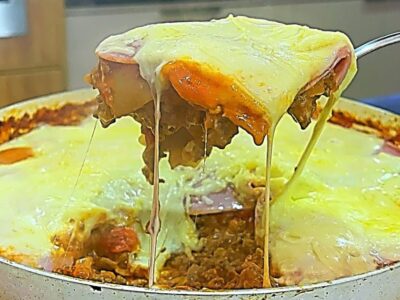 Lasanha de Frigideira Gourmet A Perfeição que Não Precisa de Forno e Faz Sucesso em Minutos!