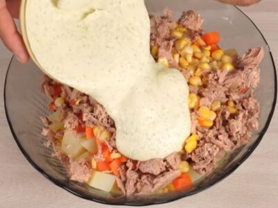 Maionese de Atum e Legumes O Acompanhamento Que Nunca Sobra!
