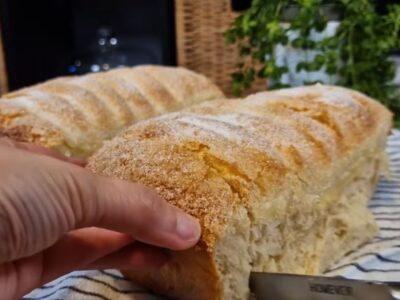 Pão Caseiro Doce Fofinho com Casquinha Delícia Irresistível!