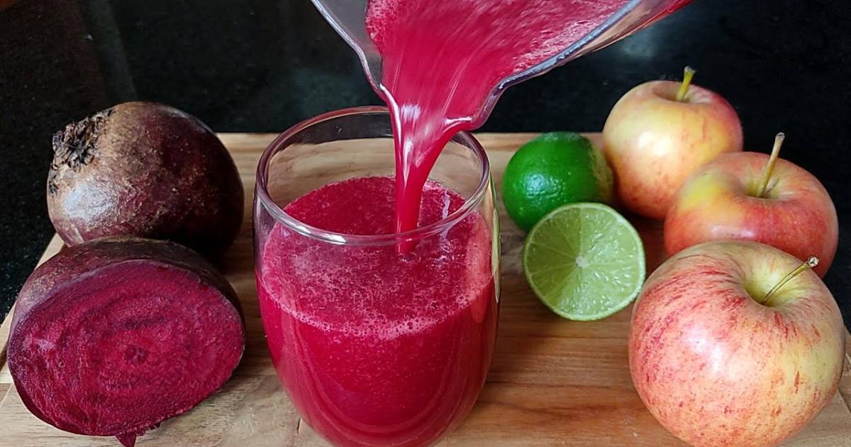  Suco de beterraba com limão e maçã: um elixir de saúde e vigor