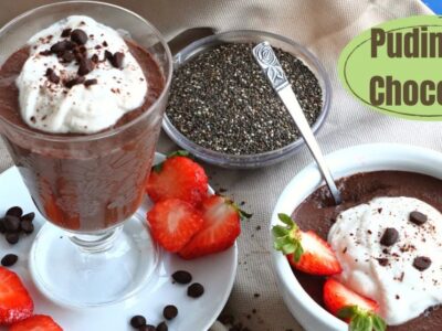 Pudim de Chocolate e Chia A Sobremesa Saudável