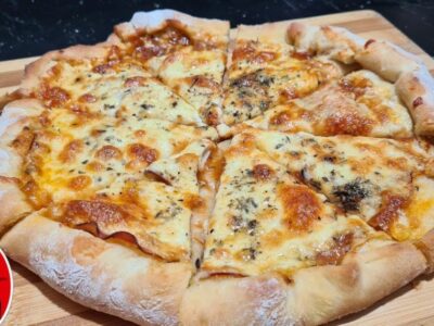 Receita Autêntica de Massa de Pizza Caseira Igual à da Pizzaria