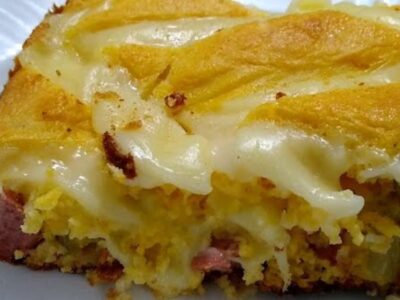 Torta Cremosa de Cuscuz com Flocão de Milho Um Clássico Reinventado