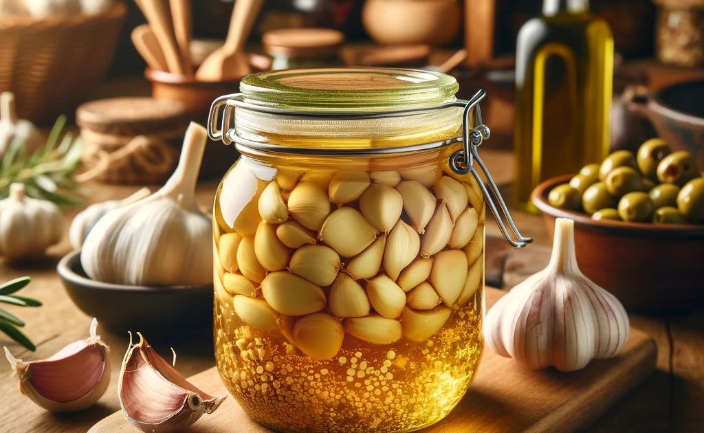 alho triturado conserva