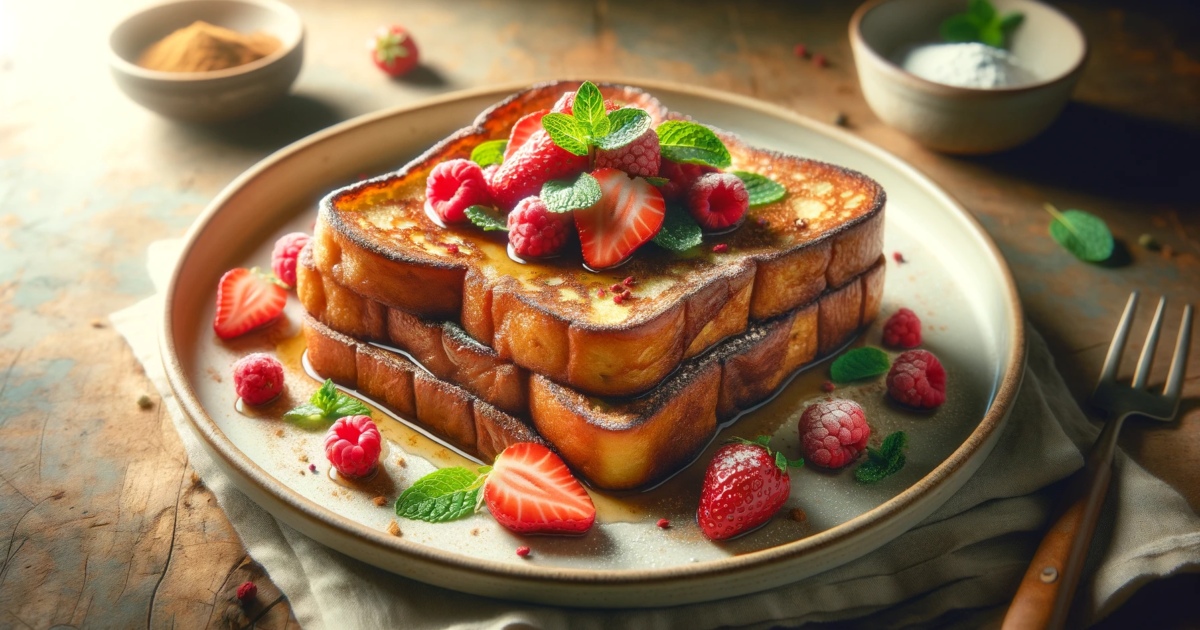 rabanada vegana receita