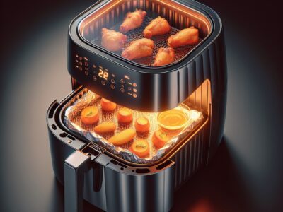 usar papel alumínio na airfryer