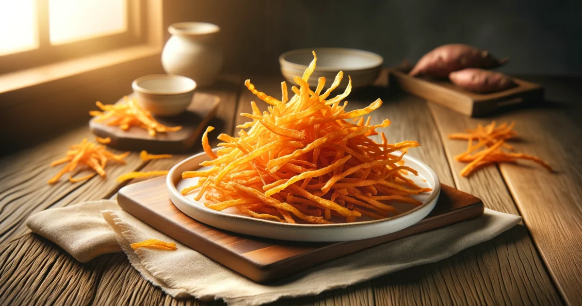 Batata doce palha receita