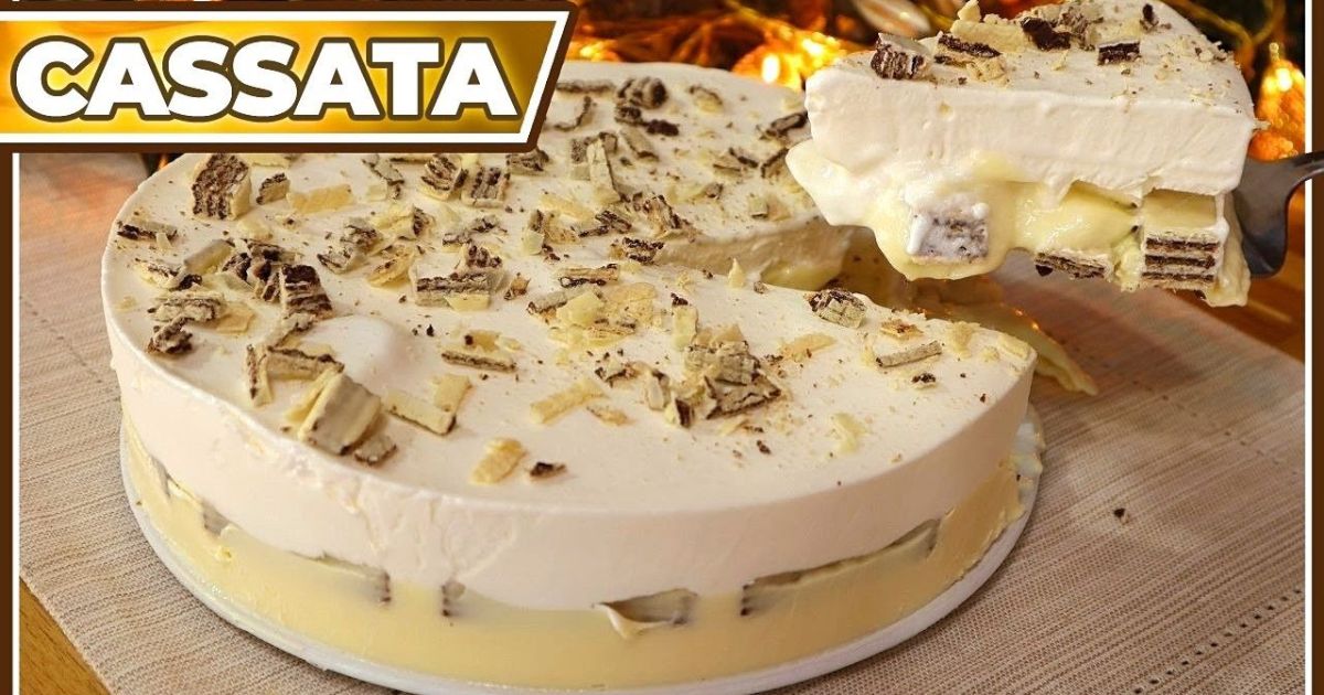  Cassata de Ano Novo: Torta Sorvete Simples e Fácil