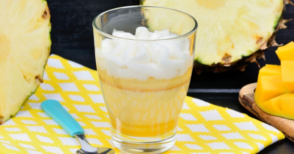 Mousse de abacaxi