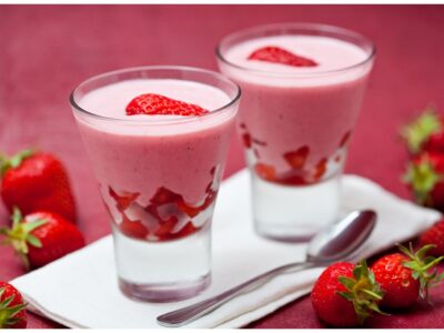 Mousse de morango